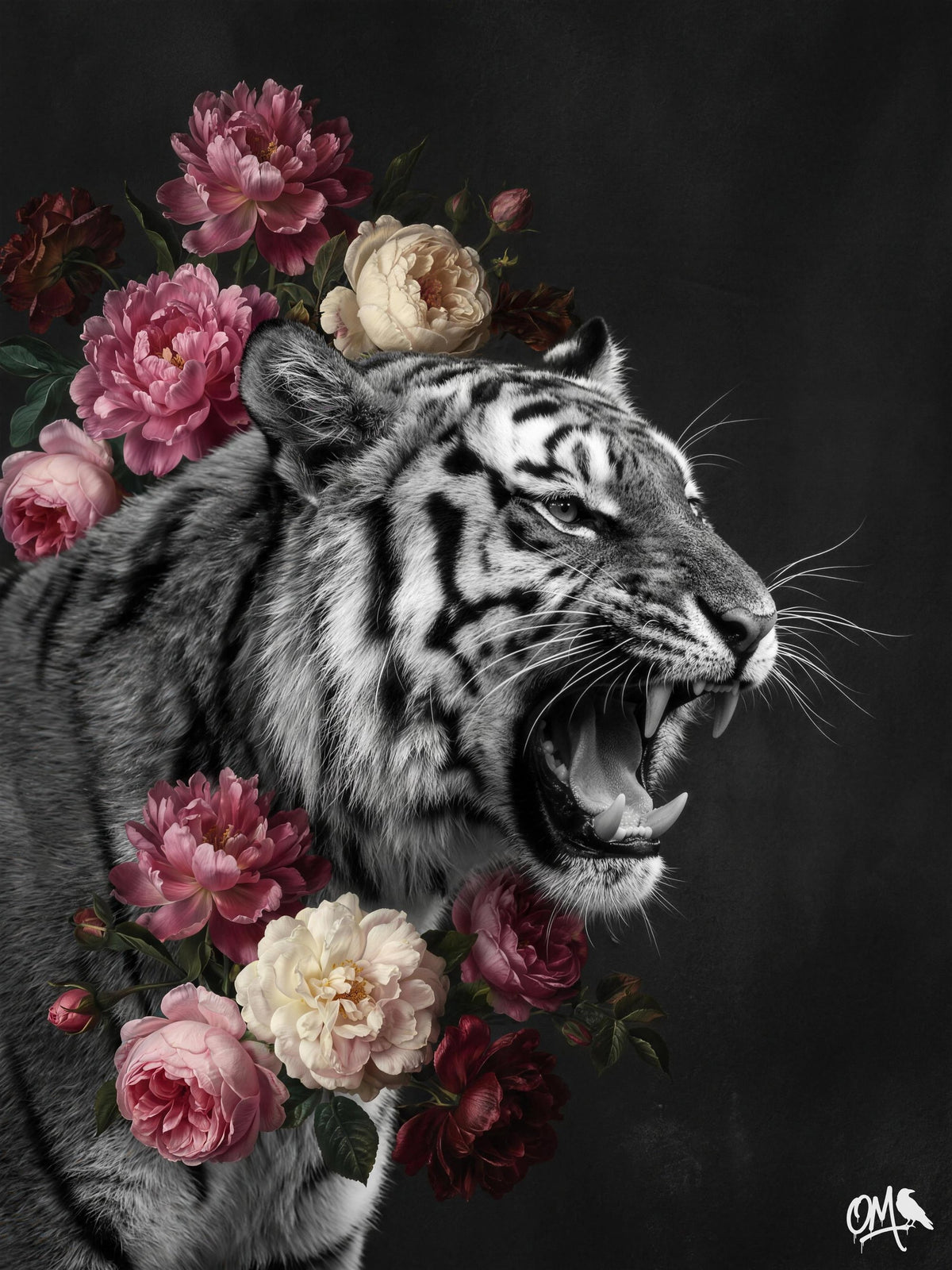 Tiger in Bloom